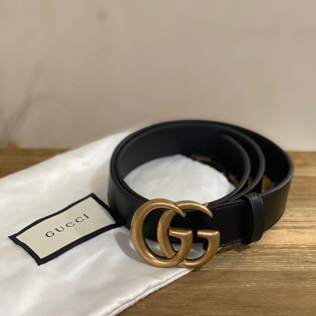 GUCCI Double G Buckle Belt, Luxury, Accessories on Carousell