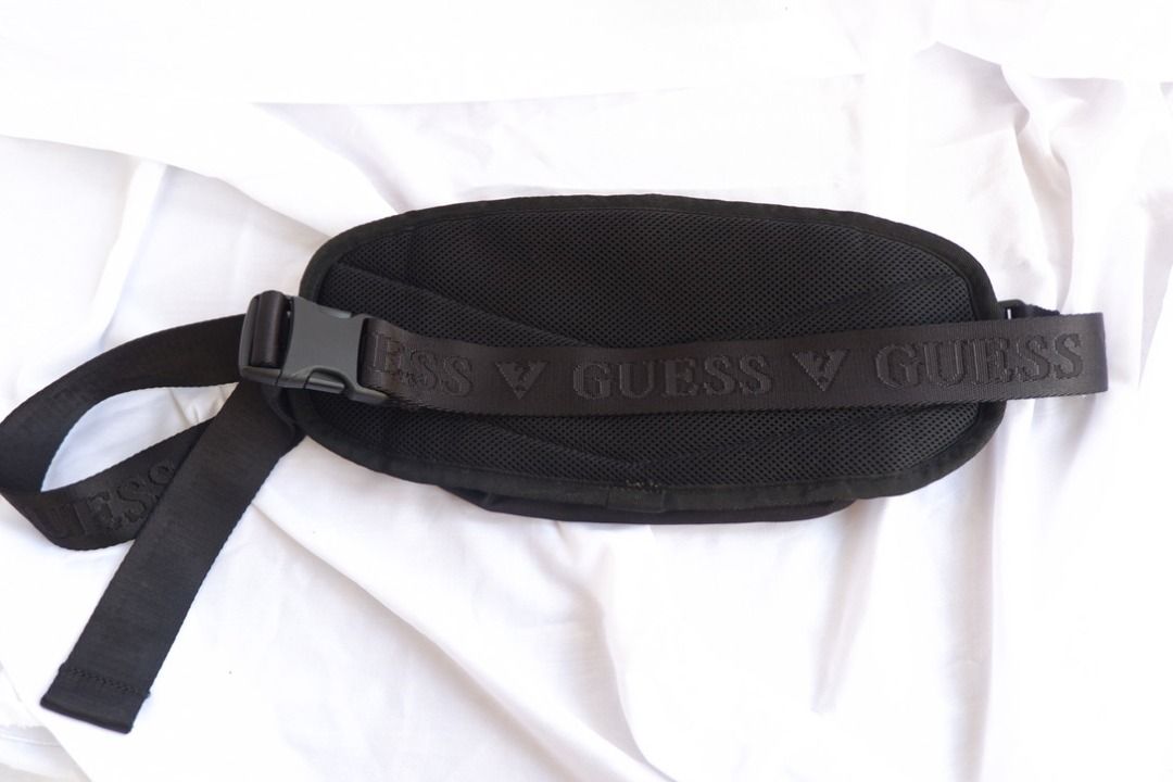 Guess Waist Bag Black Men Original Lightly Used in Good Condition KasihKedua on Carousell