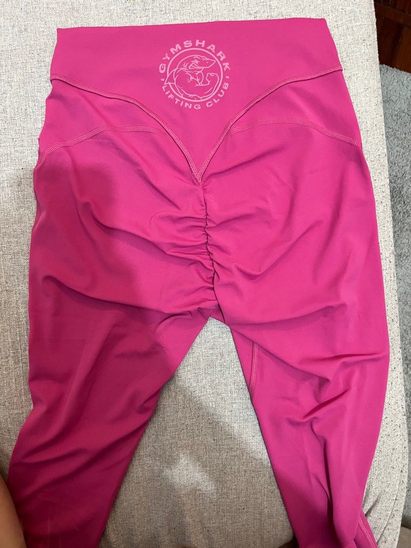 Gymshark Legacy Leggings Deep Pink, Men's Fashion, Activewear on Carousell