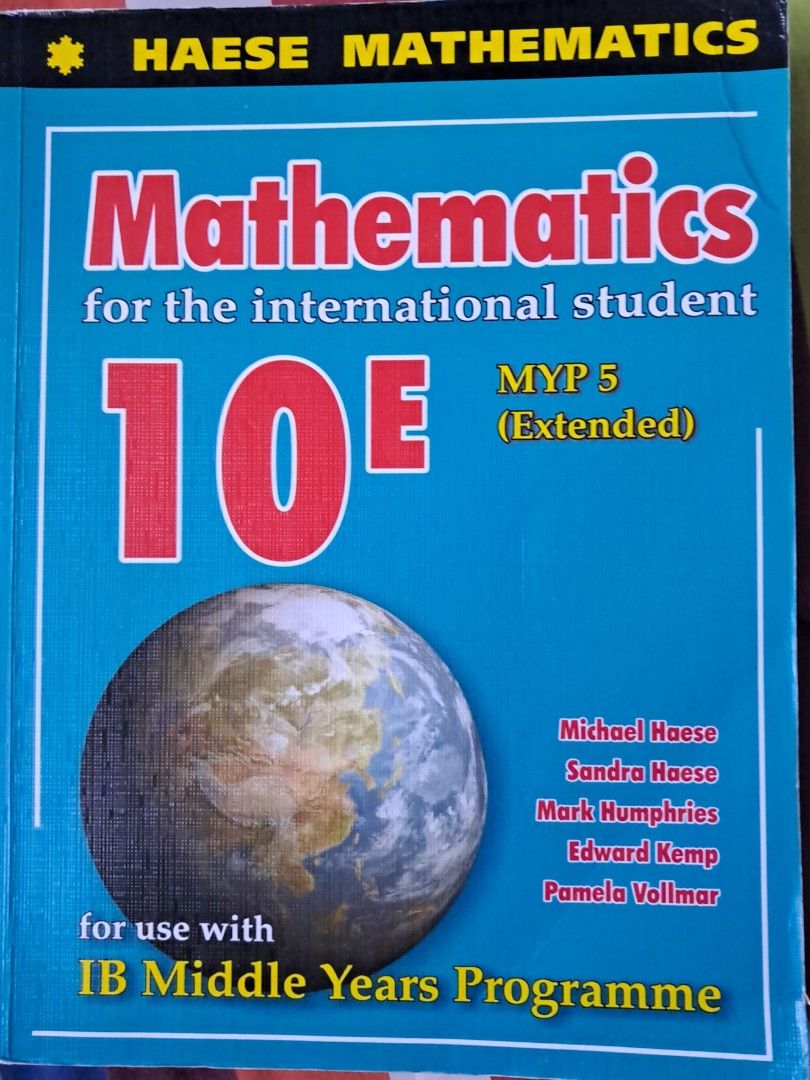 Haese mathematics 10e myp carousell