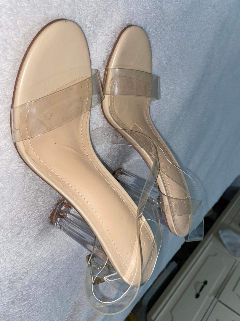 Hanna transparent heeled sandal shop
