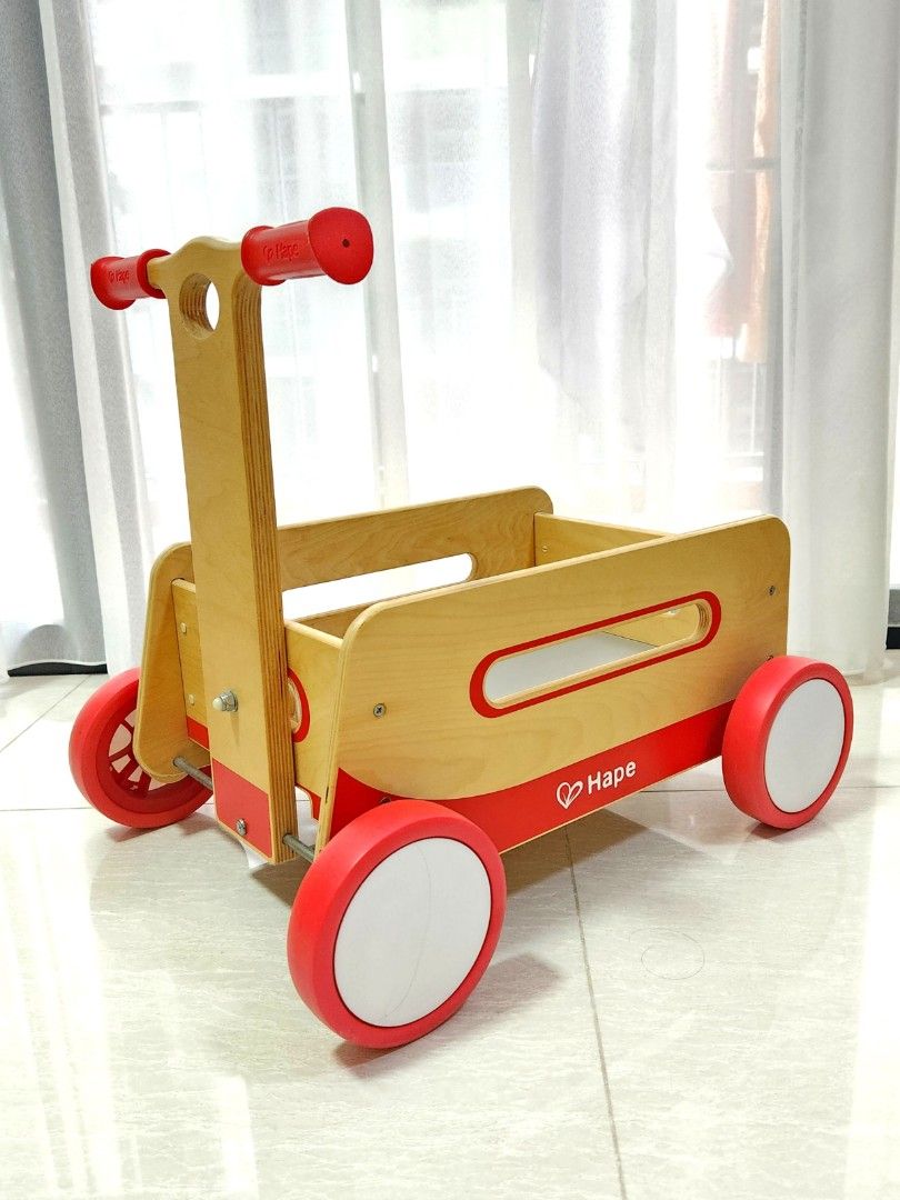 Hape wooden top wagon