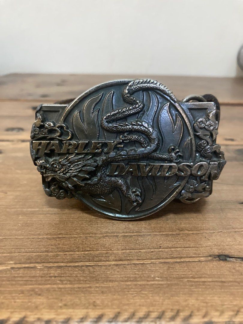 Harley davidson buckle belt hot sale