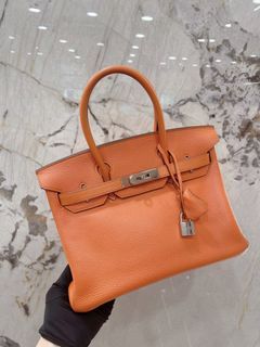 Hermes Birkin 30 經典橙  PHW / Togo / N Stamp 88-92% New 