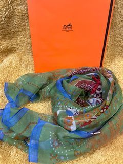 Hermes Silk Scarf