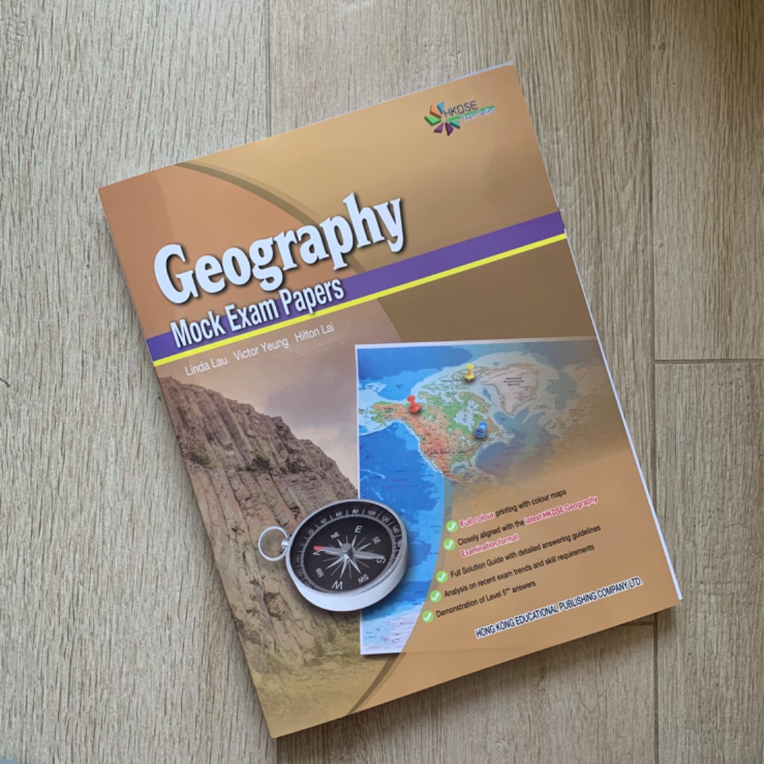 HKDSE Exam Series Geography Mock Exam Papers, 興趣及遊戲, 書本 & 文具, 教科書