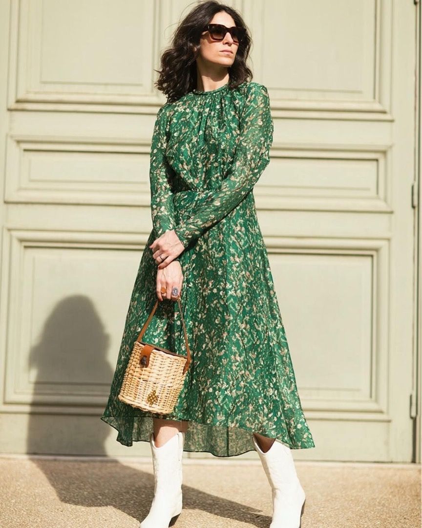 H M conscious exclusive silk dress Women s Fashion Dresses