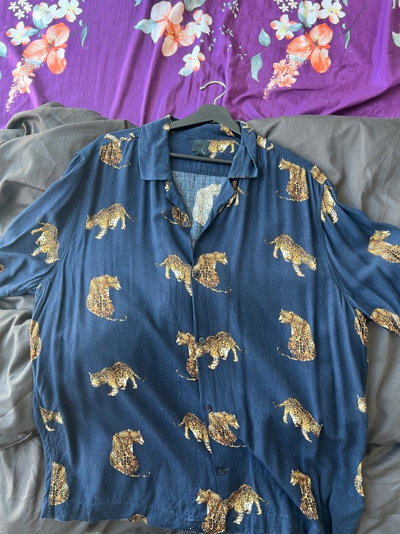 H&m tiger top shirt mens