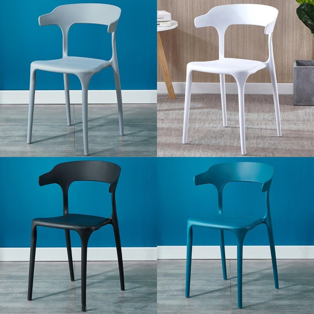 Horn Chair Plastic Chair Dining Chair Study Chair Cafe Chairs