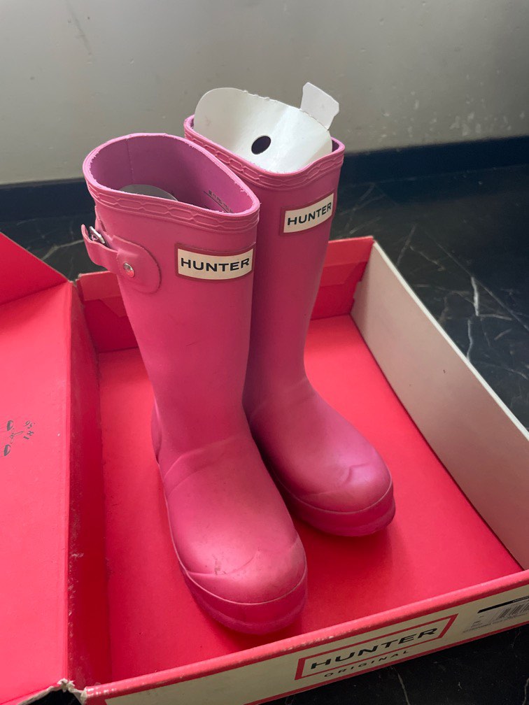 Hunter Rain Boots - size UK11 US13G EU29, 兒童＆孕婦用品, 嬰兒及