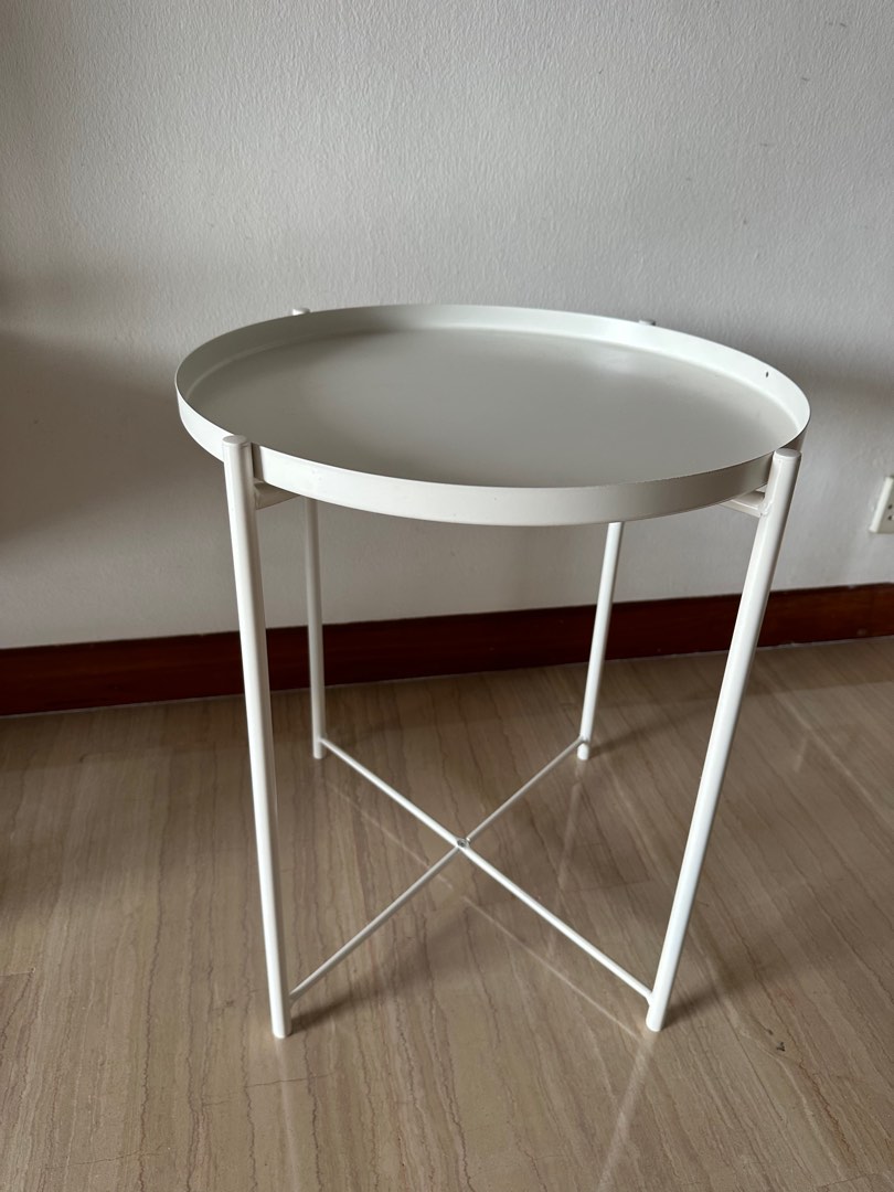 IKEA GLADOM side table (2 available), Furniture & Home Living, Furniture, Tables & Sets on Carousell