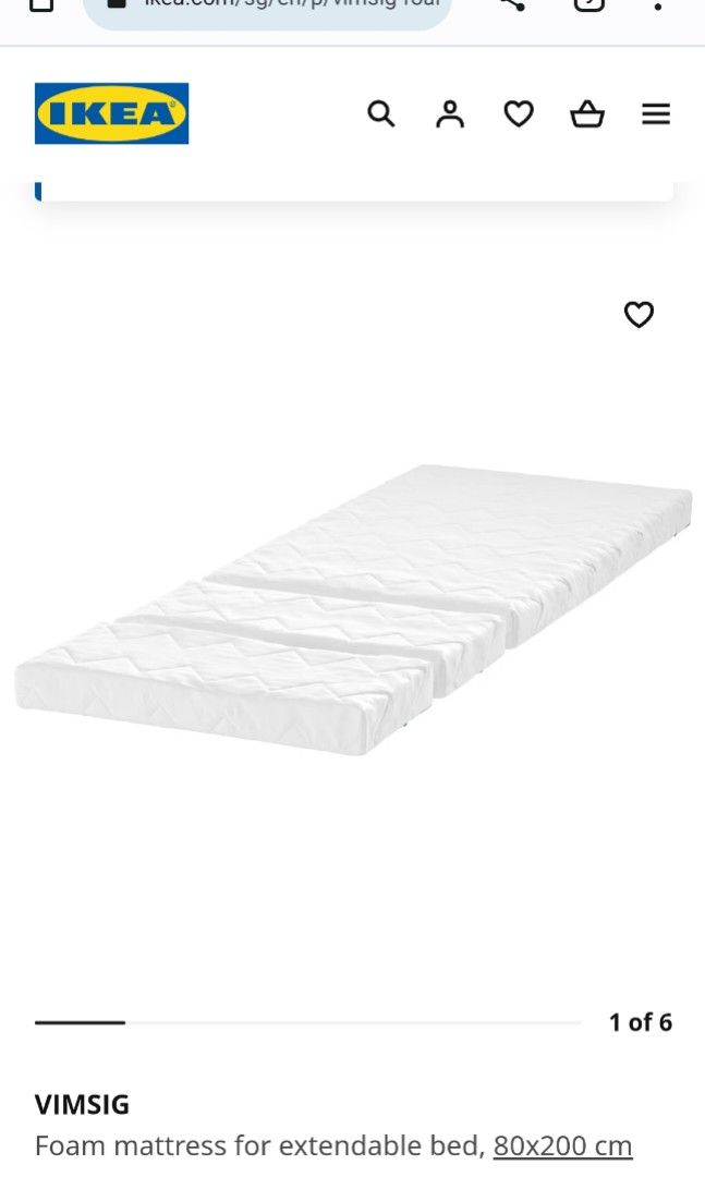 Ikea Minnen Bed Frame, Furniture & Home Living, Furniture, Bed Frames