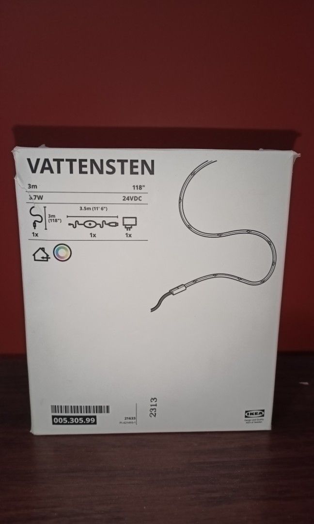 VATTENSTEN LED light strip, multicolor, 118 - IKEA