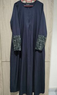 Imaan Boutique | La Chanelia Jubah with Twill Sleeves