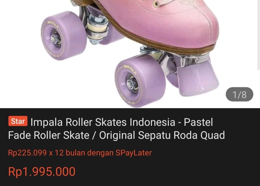 Impala Roller Skates Indonesia Pastel Fade Roller Skates, Olah Raga