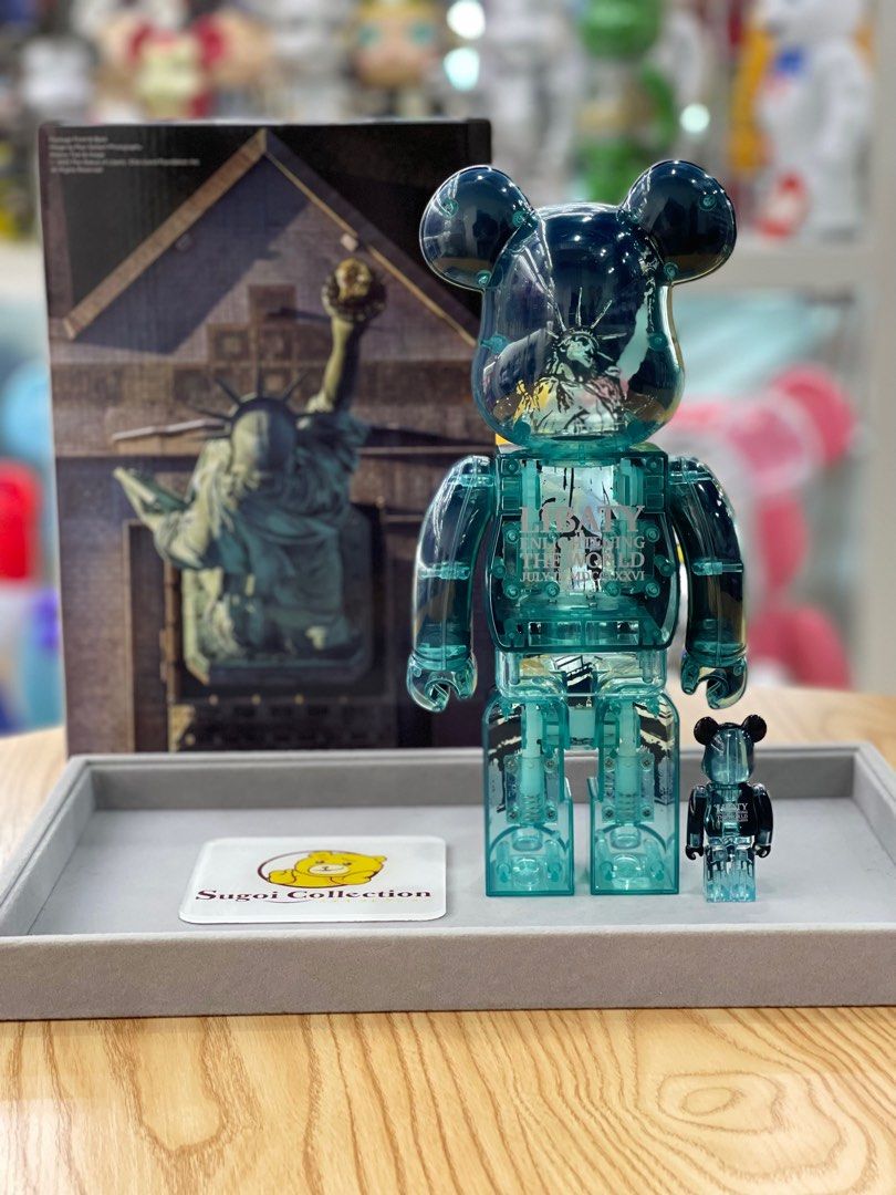 [In Stock] BE@RBRICK x Statue of Liberty 100%+400%/1000% bearbrick