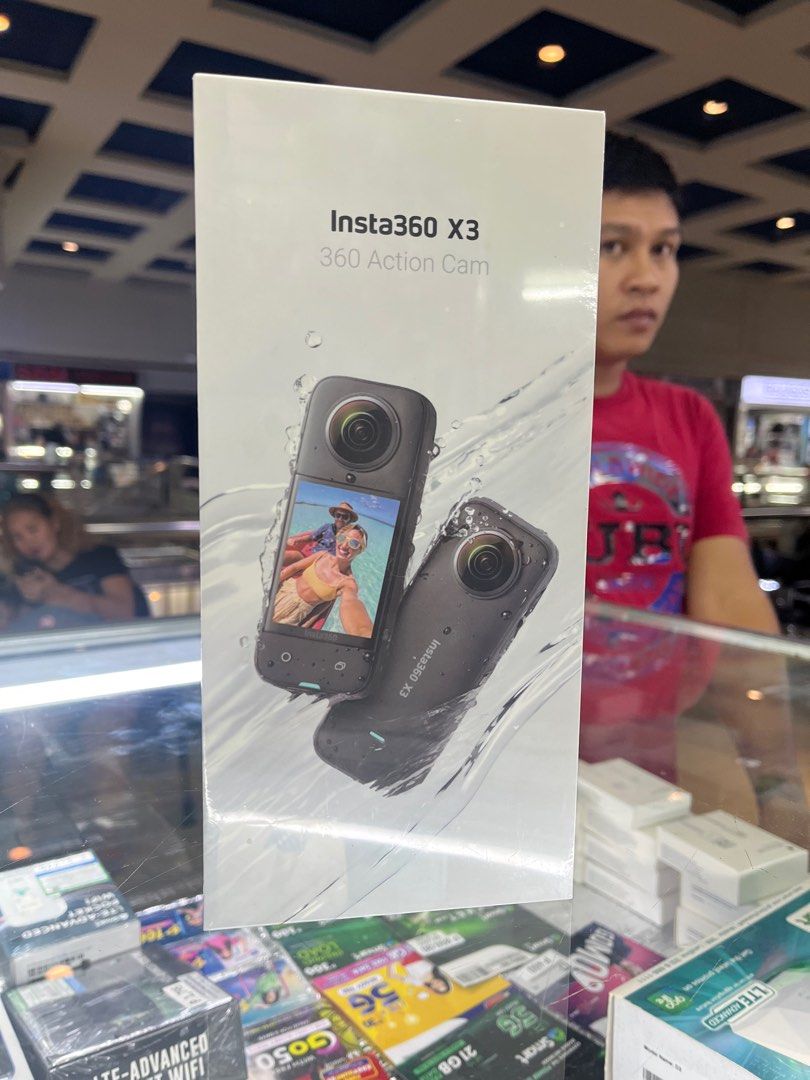 Insta 360x3 (Category: Video Cameras) located in San Juan City. Submitted by allsite (Listing ID 1246618837, Image 2). Description: Insta 360 x3 brandnew 1 year warranty Physical store Allsite marketing unit 6 2nd floor theatre mall greenhills Dm 09062677651.