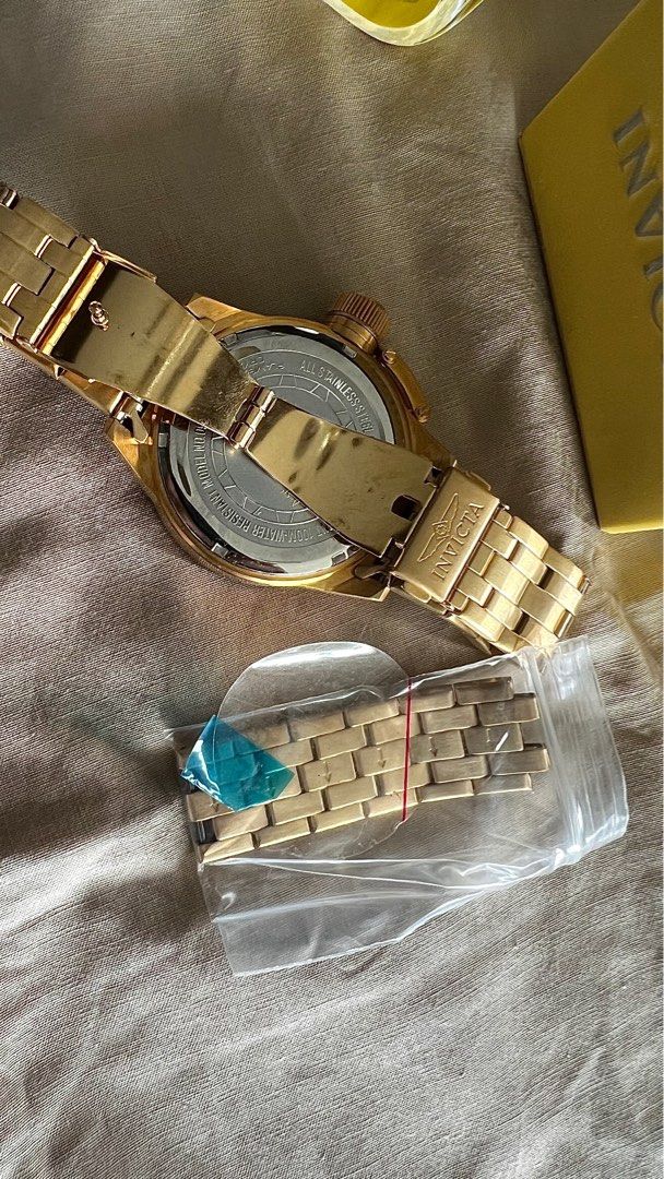 Invicta 18k clearance gold watch