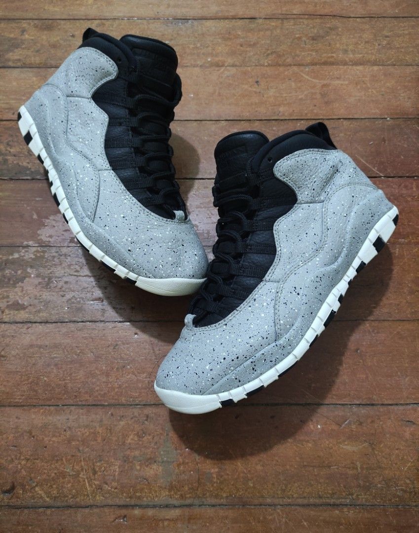 Jordan 10 Cement Men s Fashion Footwear Sneakers on Carousell