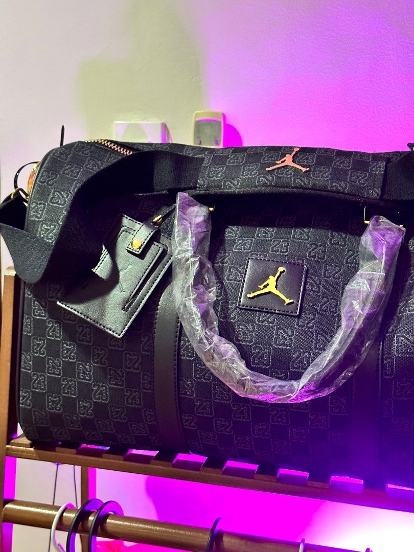 Jordan Monogram Duffle Bag Black