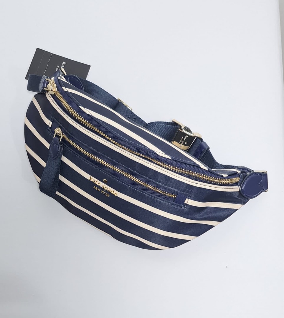 Kate spade belt bag stripe Original, Women's Fashion, Bags & Wallets