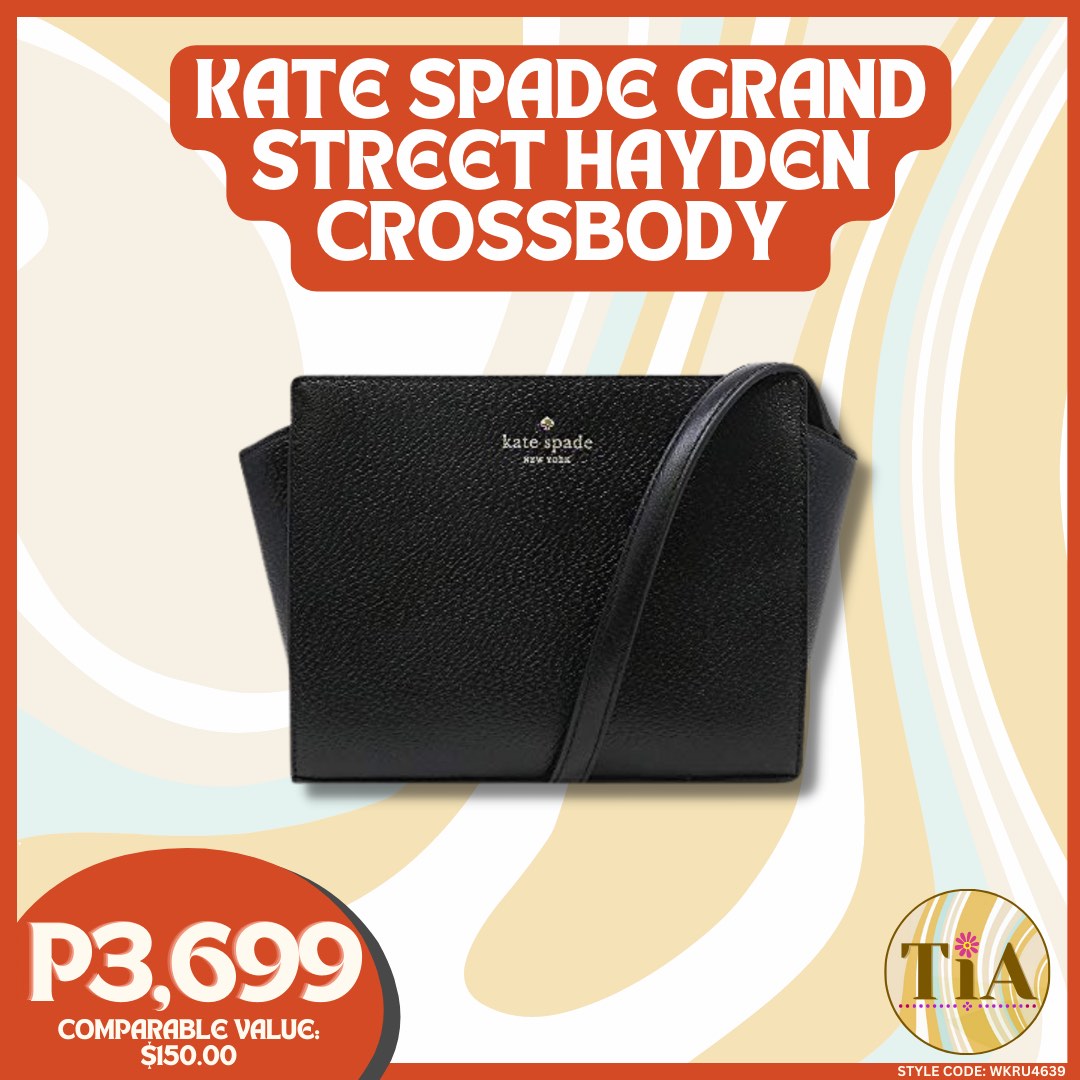 Kate Spade Grand Street Hayden Pink Leather Crossbody WKRU4639