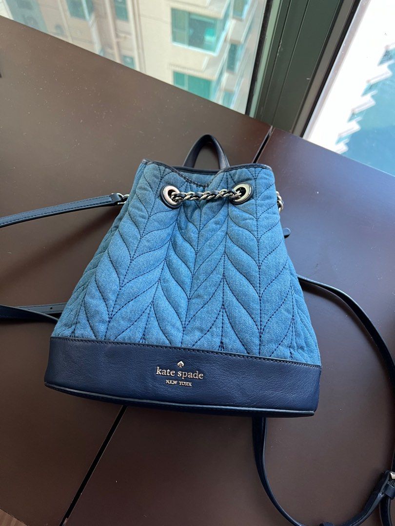 Kate spade denim backpack shop