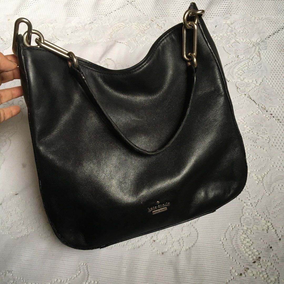 Kate spade black clearance hobo
