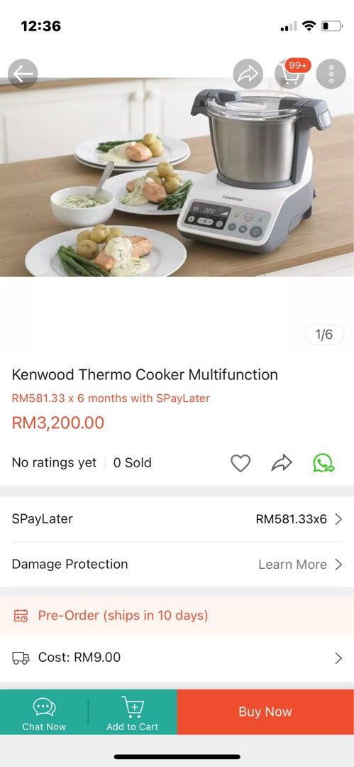 Kenwood multi smart thermo online cooker