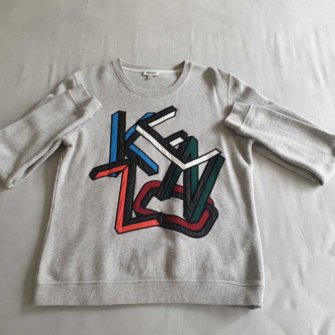 Kenzo grey jumper womens outlet