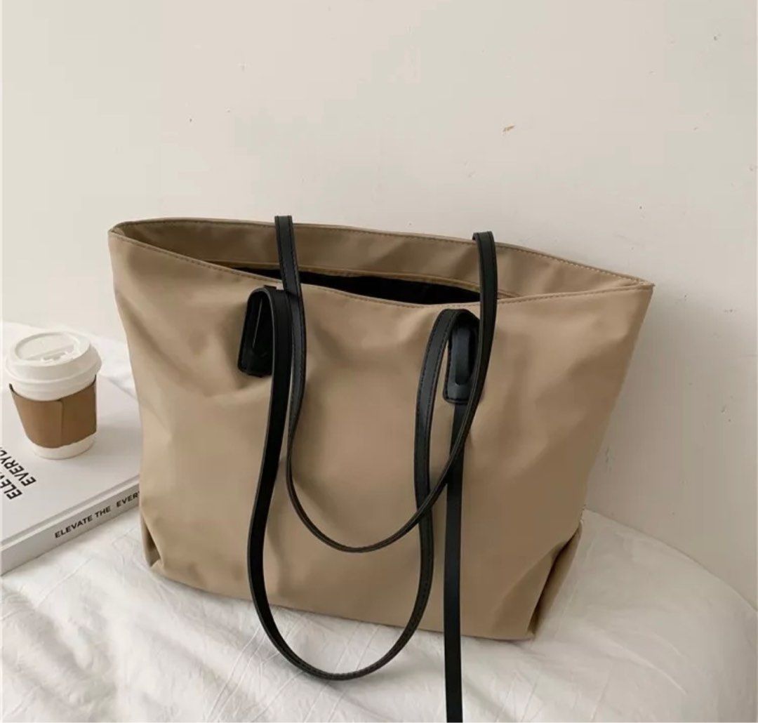 Khaki Maxi Tote Bag Not