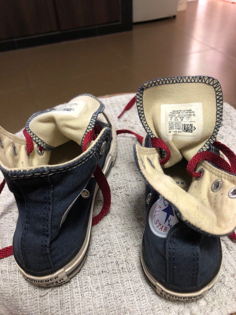 Kids High Cut shoes. converse all stars