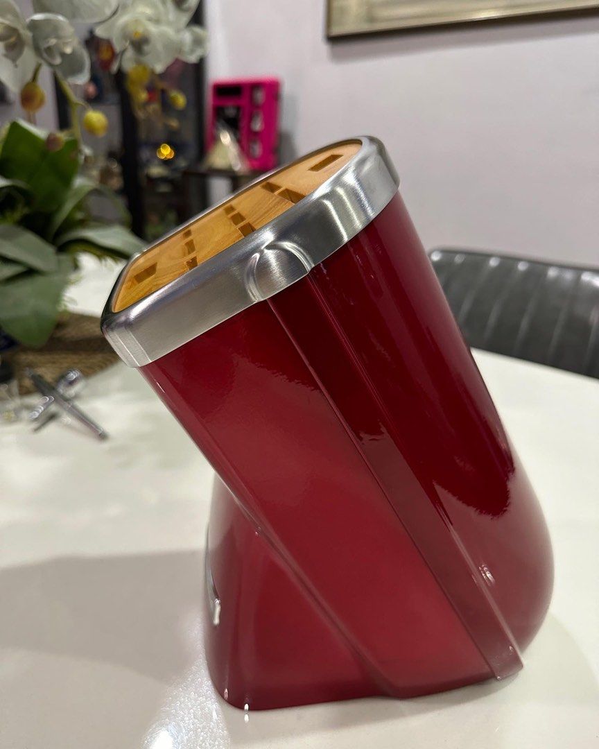 KitchenAid Professional Series Knife Block Candy Apple Red, TV & Home Appliances, Kitchen
