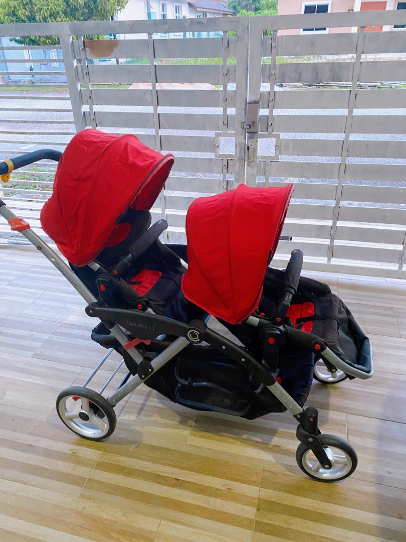 Kolcraft contour option double stroller, Babies & Kids, Going Out