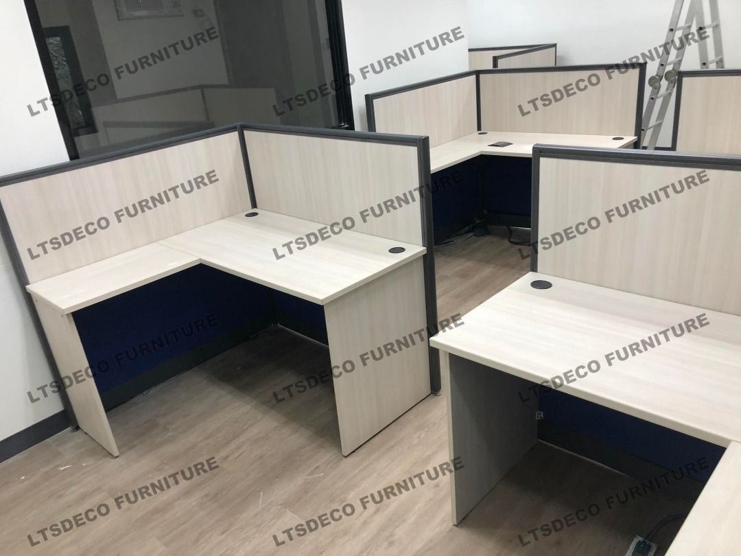 L TYPE MODULAR PARTITION OFFICE FURNITURE AND PARTITION, Furniture ...