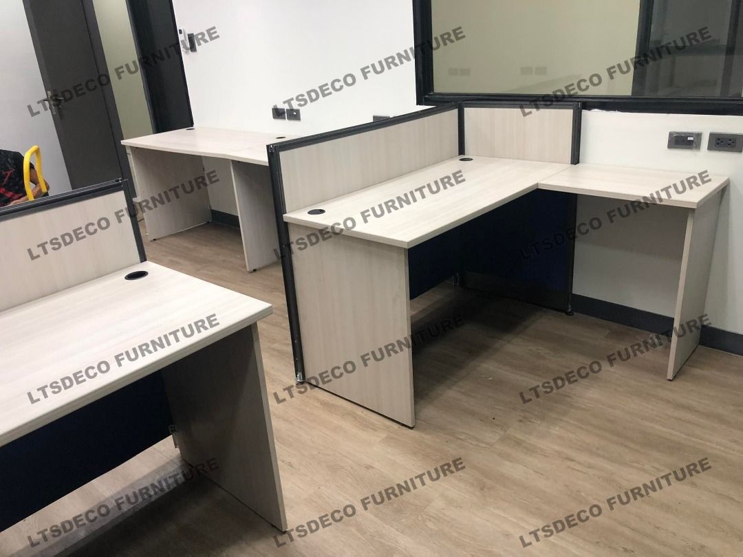 L TYPE MODULAR PARTITION OFFICE FURNITURE AND PARTITION, Furniture ...