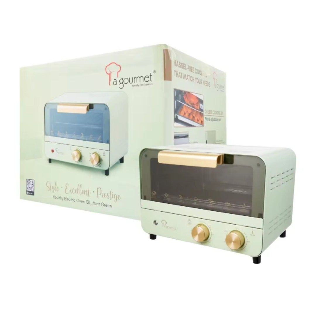 La Gourmet 12L Toaster Oven (Green), TV & Home Appliances, Kitchen