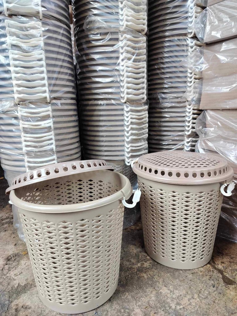 Laundry Basket with Cover, Furniture & Home Living, Home Improvement ...