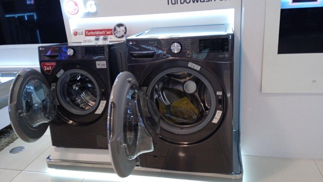 LG FRONT LOAD WASHER DRYER COMBO 100% dry (Category: Washing Machines and Dryers) located in Antipolo. Submitted by nimie2431 (Listing ID 1246586911, Image 1). Description: LG FRONT LOAD WASHER DRYER COMBO 100% dry FV1208D4W- (8/5)36,100 FV1409D4V (9/6) 38,700 FV1450H1B (10/6) 41,800 FV1413H2BA (13/8) 47,200 F2515RTGV 15/8 48,500 F2719HVBV (19/12) 56,600 F2721HVBRC- 62,600 FM1006N3W- 19,900 FM1207S5W-22,500 FM1008N3W-27,600 FV1285S4W-35,600 FV145