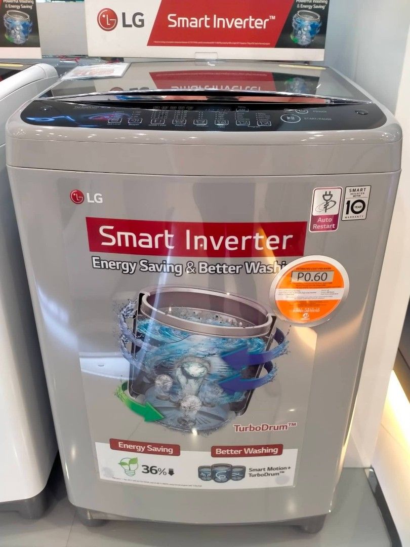 LG TOP LOAD INVERTER WASHING MACHINE, TV & Home Appliances, Washing