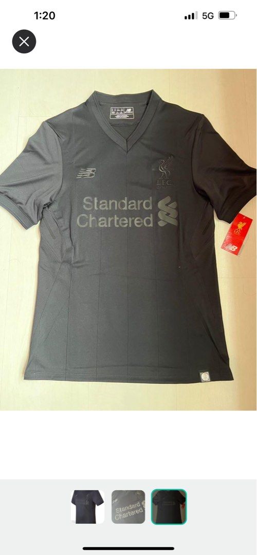 Liverpool 125 anniversary shirt black new arrivals