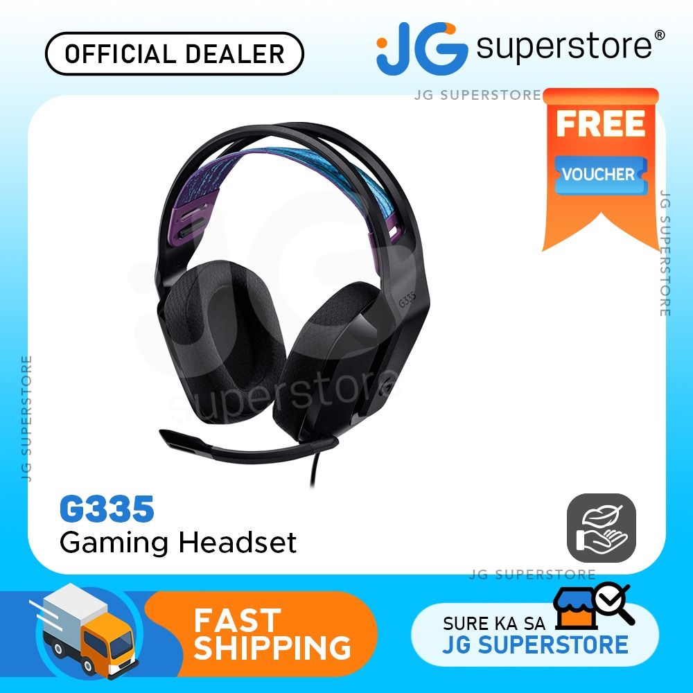 Logitech G335 Wired Gaming Headset with 3.5 mm Audio Jack for PC, Xbox