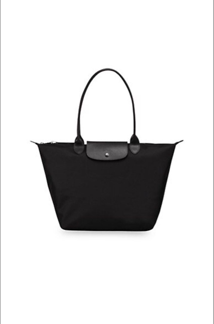 Longchamp Bag neo classic large size long handle tote Bag black instock