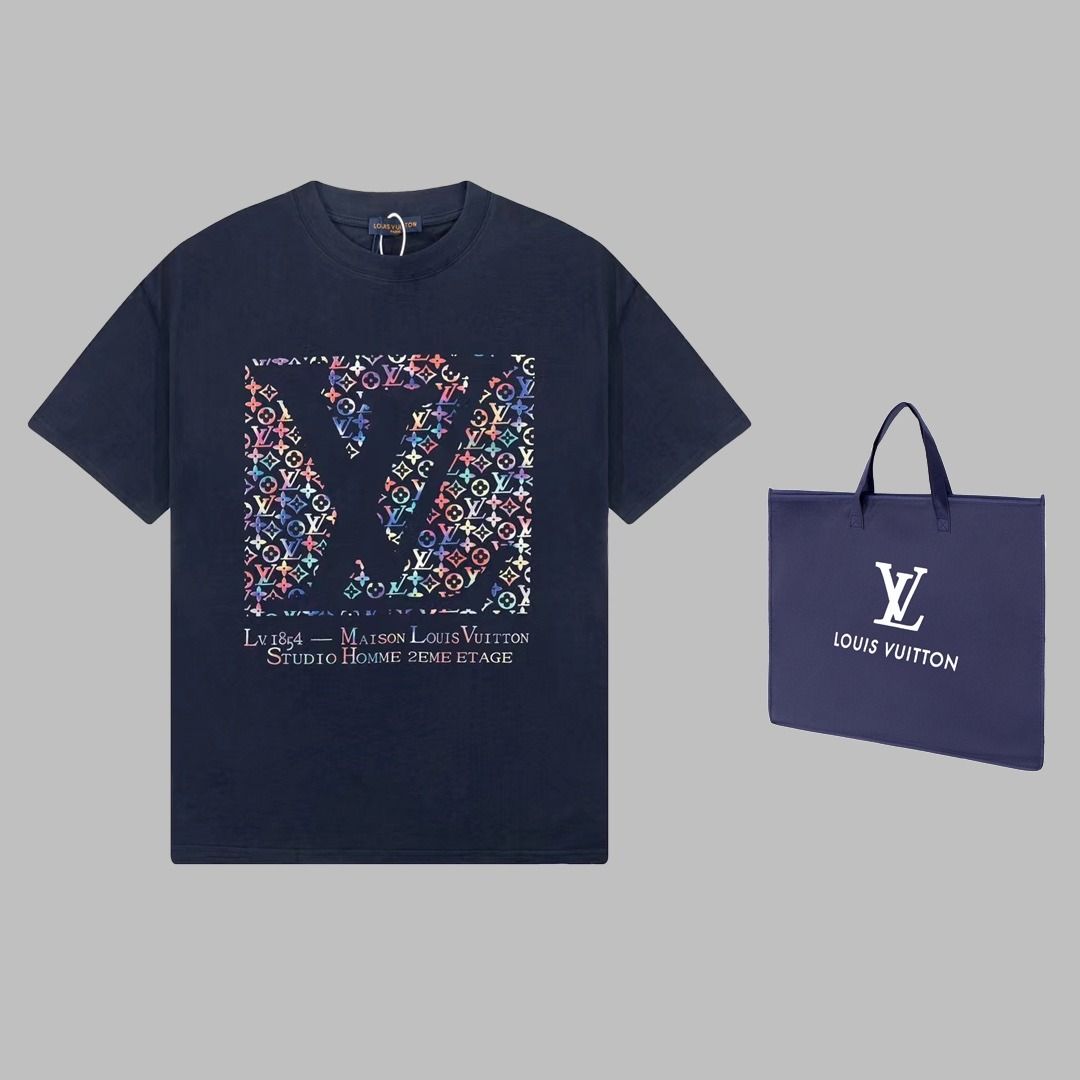 Buy Louis Vuitton 23SS graphic short sleeve shirt short sleeve