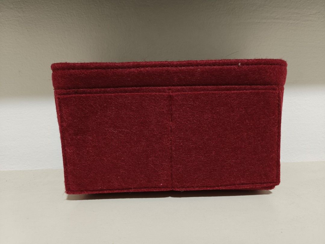 Louis Vuitton Insert Pouch Leather Card Holder Red