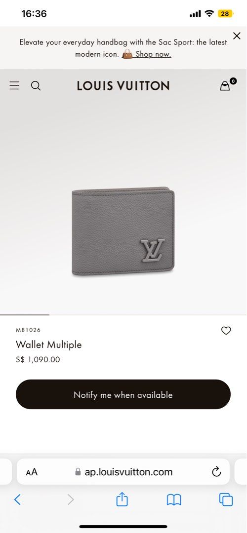 Louis Vuitton Multiple Wallet x Fragment Hiroshi Fujiwara Monogram Eclipse  M64439, Men's Fashion, Watches & Accessories, Wallets & Card Holders on  Carousell