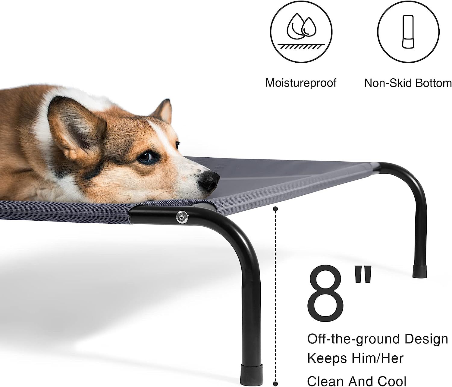 Love s cabin Outdoor Elevated 49in Pet Beds for Extra Large Medium