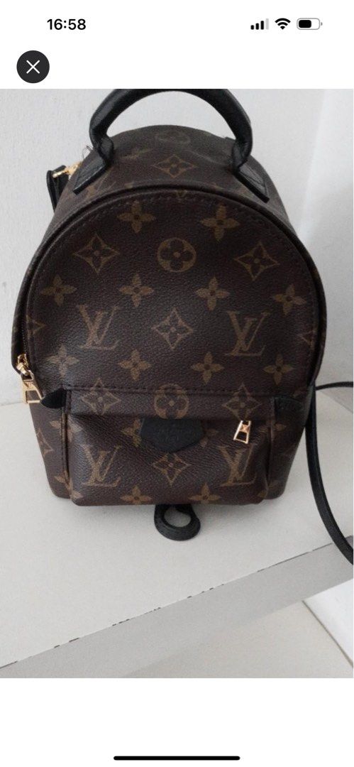 Louis vuitton black backpack women's shop