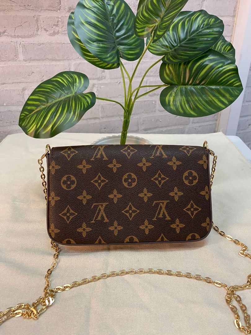 LV FELICIE MONOGRAM CROSSBODY BAG, Luxury, Bags & Wallets on Carousell