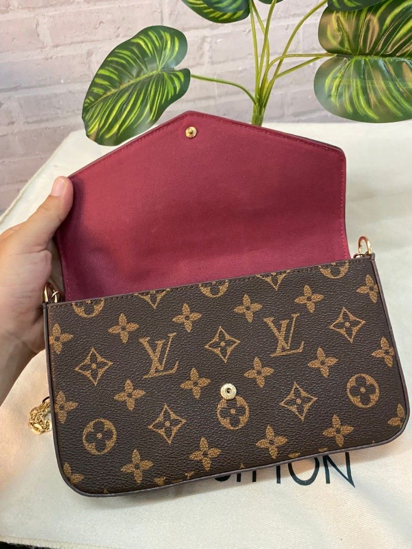 LV FELICIE MONOGRAM CROSSBODY BAG, Luxury, Bags & Wallets on Carousell